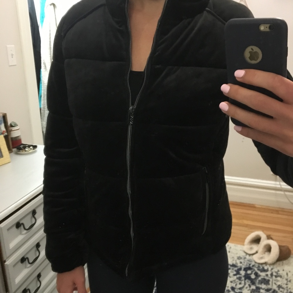 New with tags MARC velvet puffer jacket
